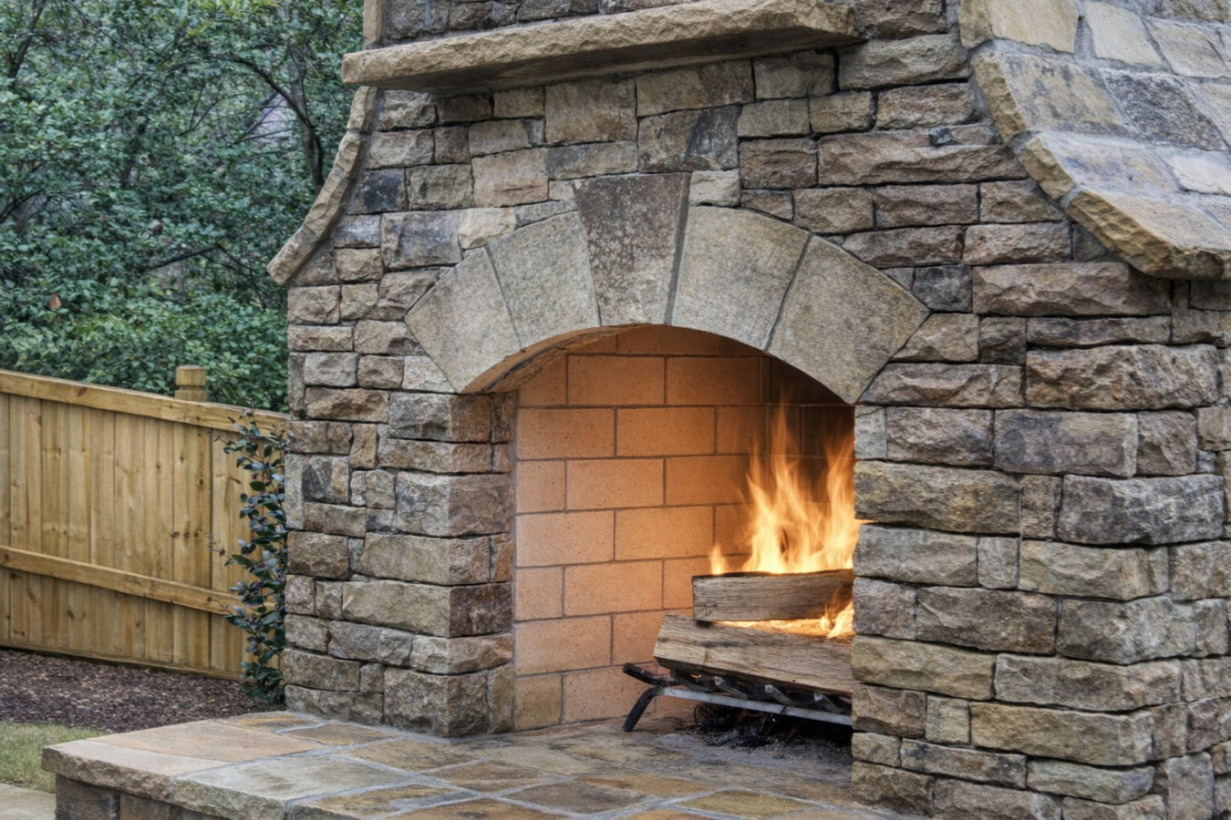Fireplace installation in Des Moines, IA