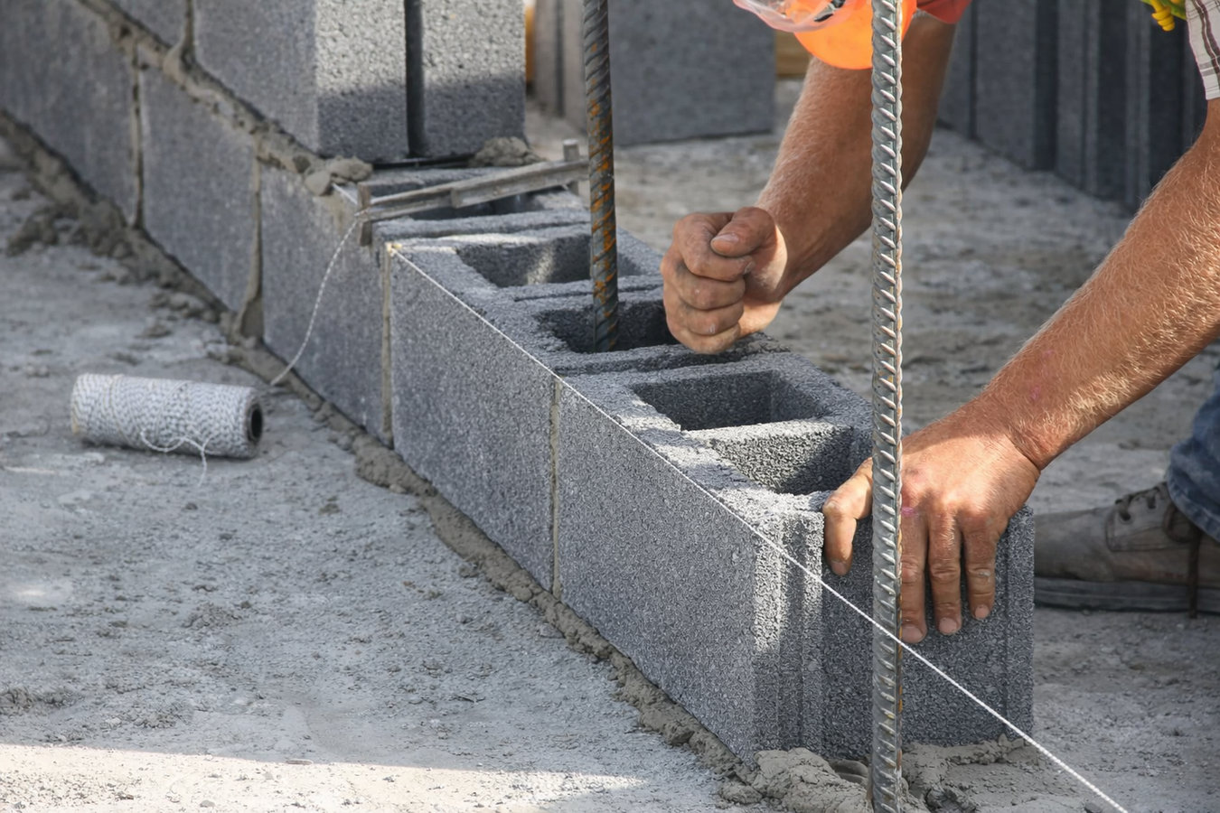 Foundation Block Wall Installation in Des Moines, IA